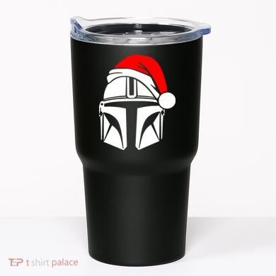 Santalorian Cool Christmas Helmet Xmas Hat Tumbler