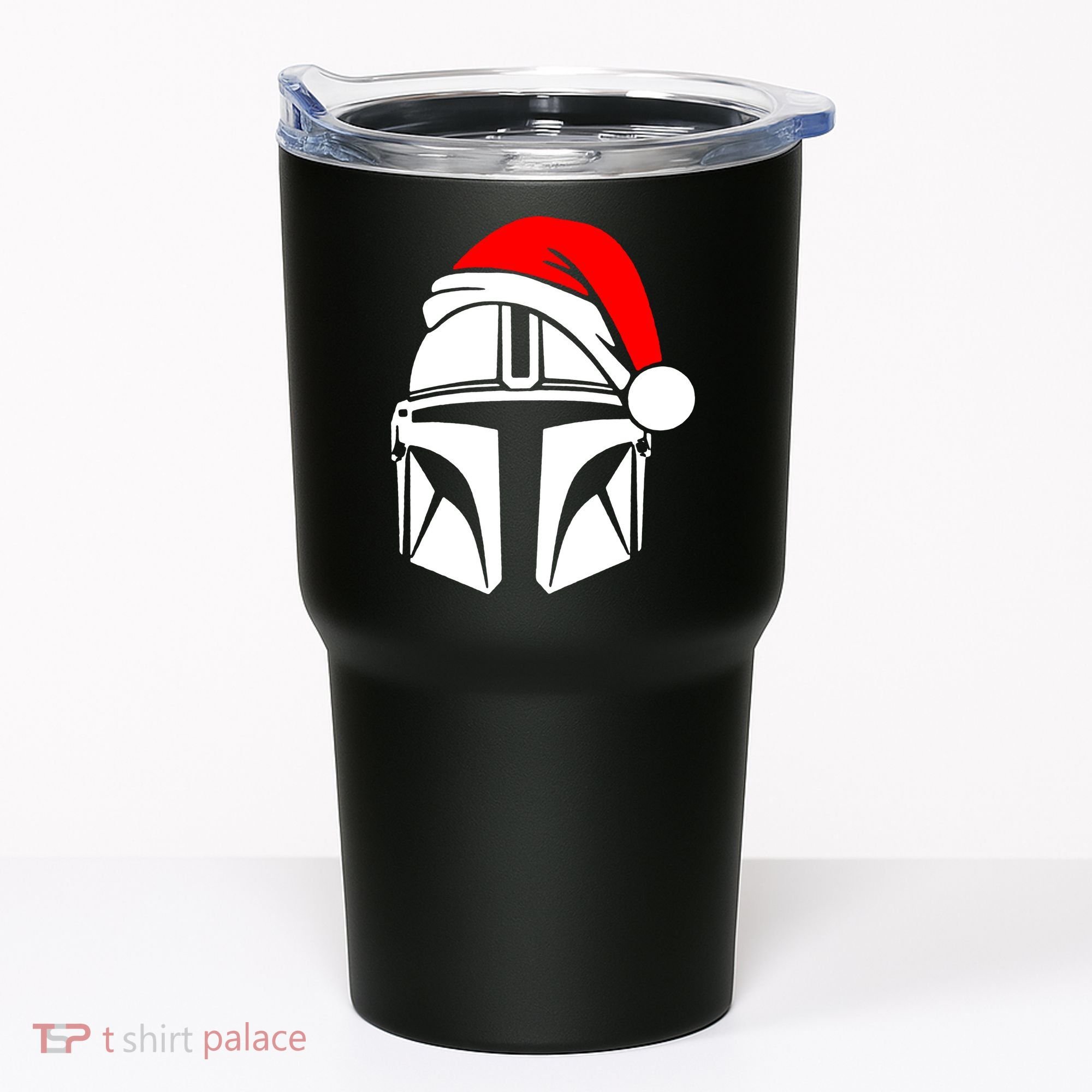 Santalorian Cool Christmas Helmet Xmas Hat Tumbler