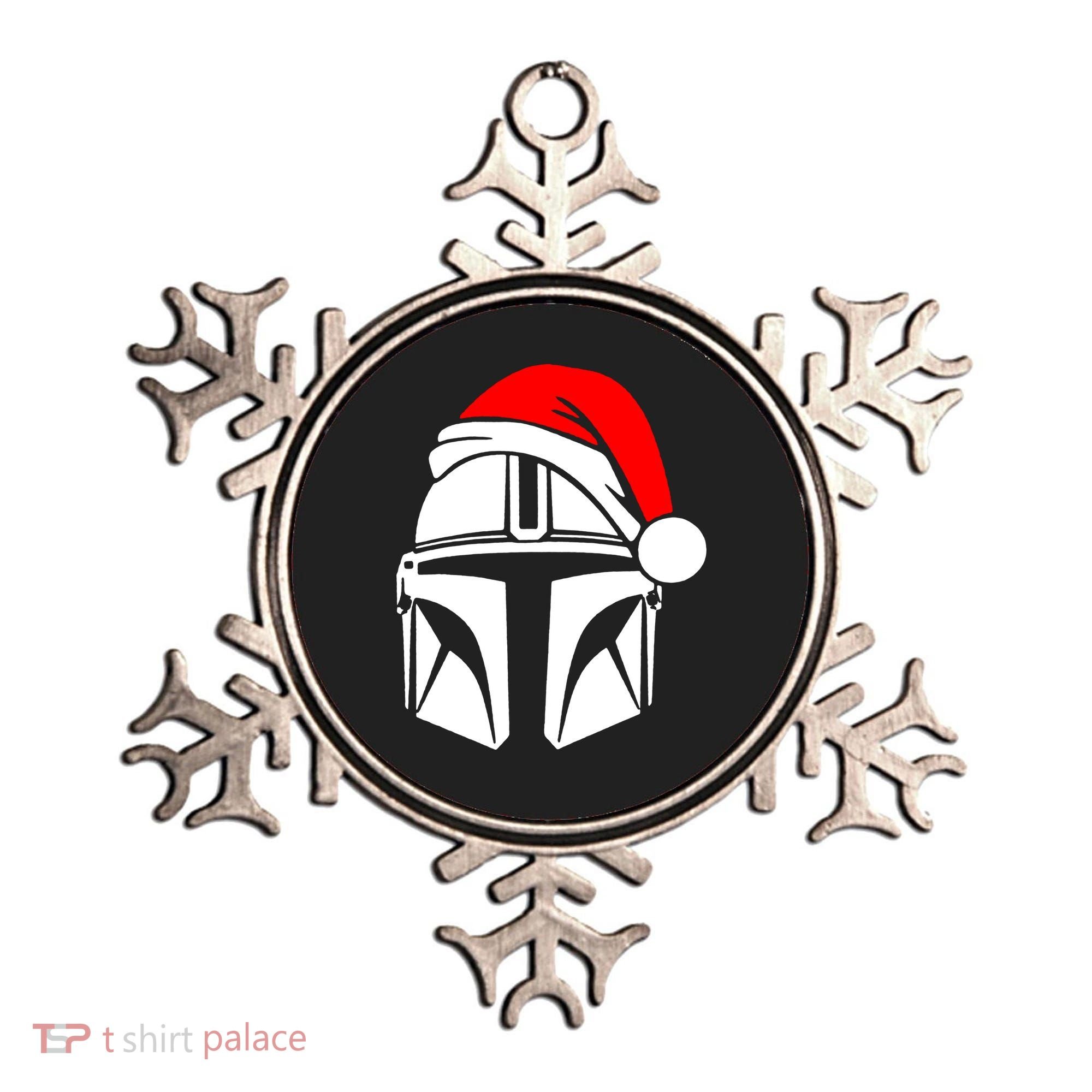 Santalorian Cool Christmas Helmet Xmas Hat Ornament
