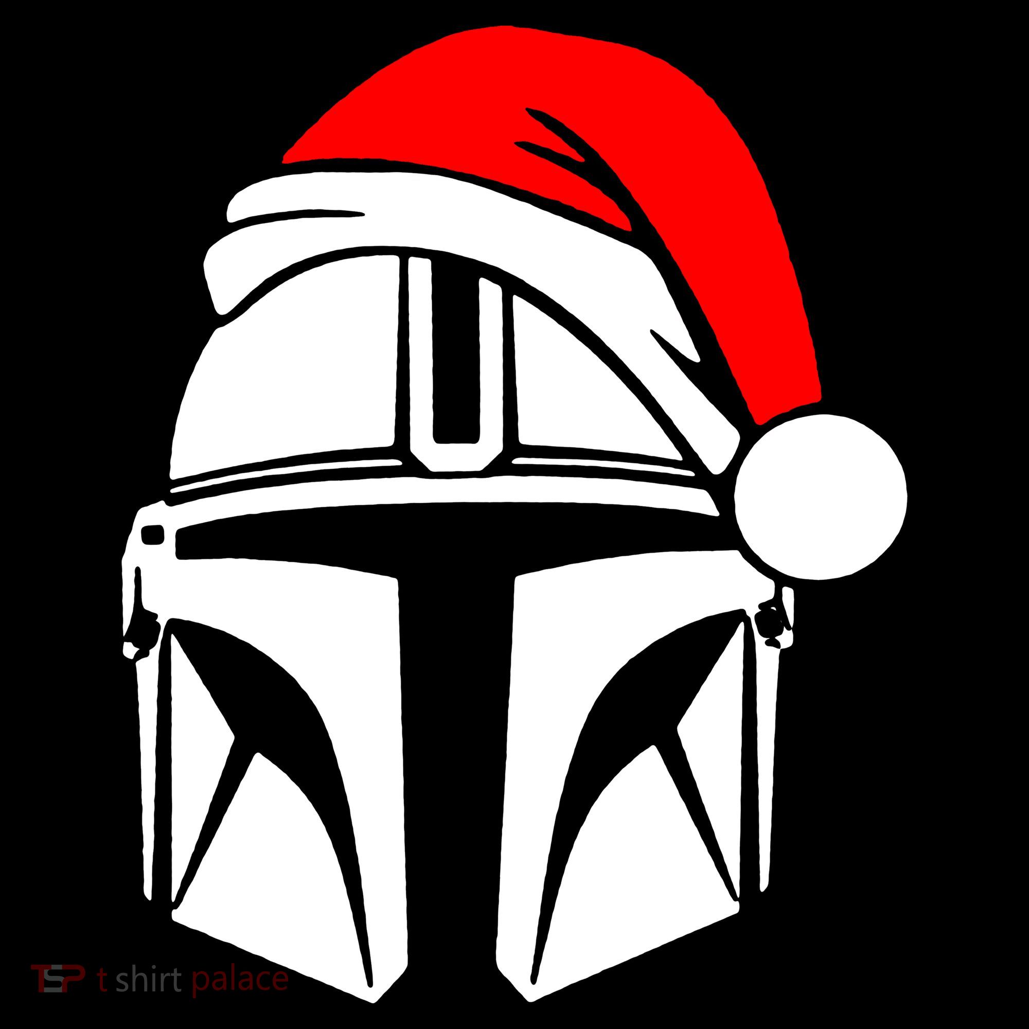 Santalorian Cool Christmas Helmet Xmas Hat Ornament