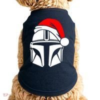Santalorian Cool Christmas Helmet Xmas Hat Doggie Tank thumb 0
