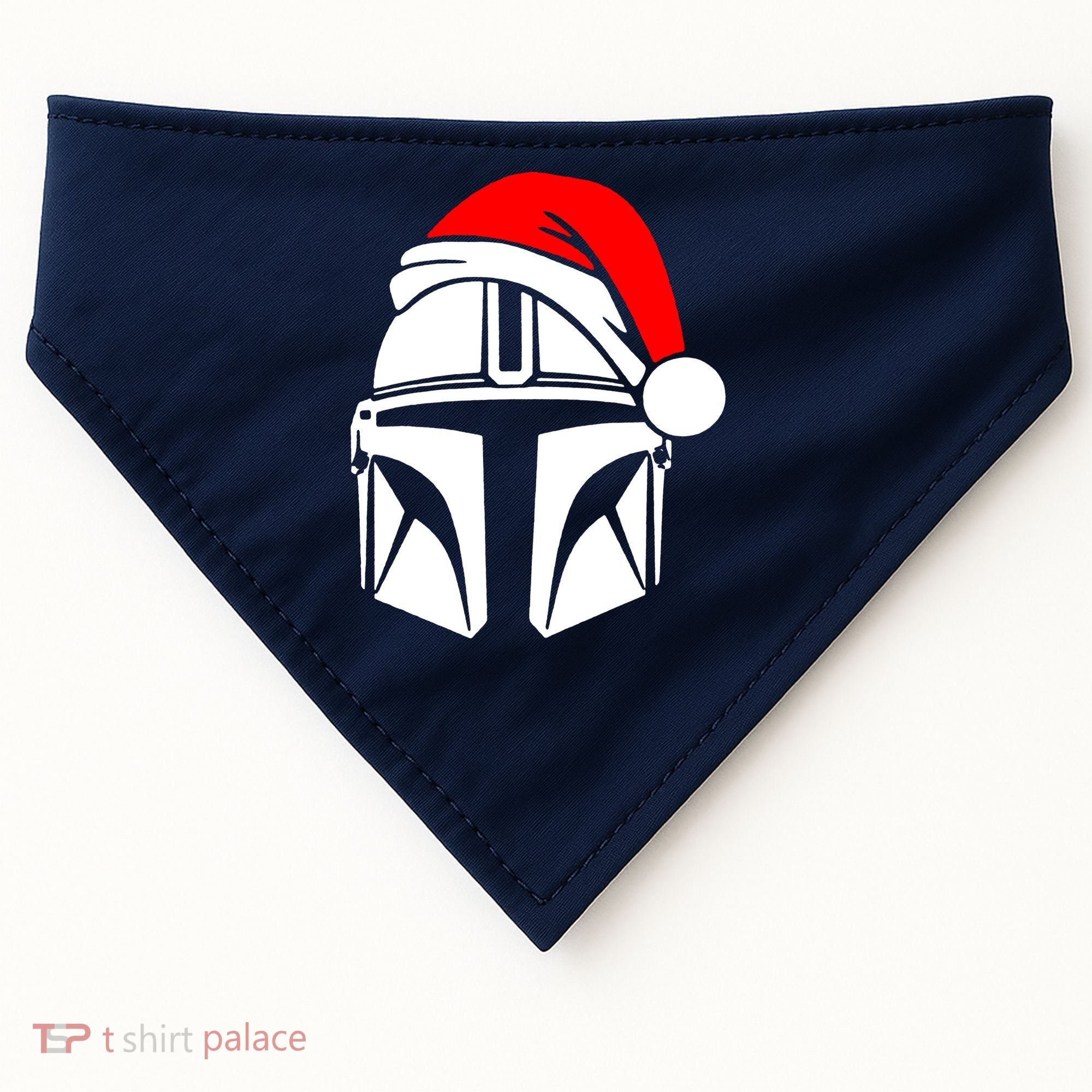 Santalorian Cool Christmas Helmet Xmas Hat USA-Made Doggie Bandana
