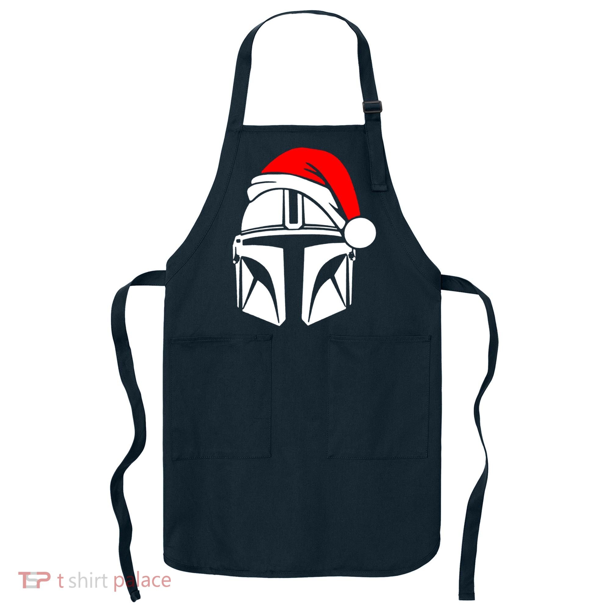 Santalorian Cool Christmas Helmet Xmas Hat Apron
