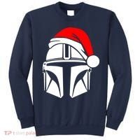Santalorian Cool Christmas Helmet Xmas Hat Sweatshirt thumb 0
