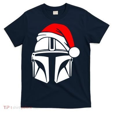 Santalorian Cool Christmas Helmet Xmas Hat T-Shirt