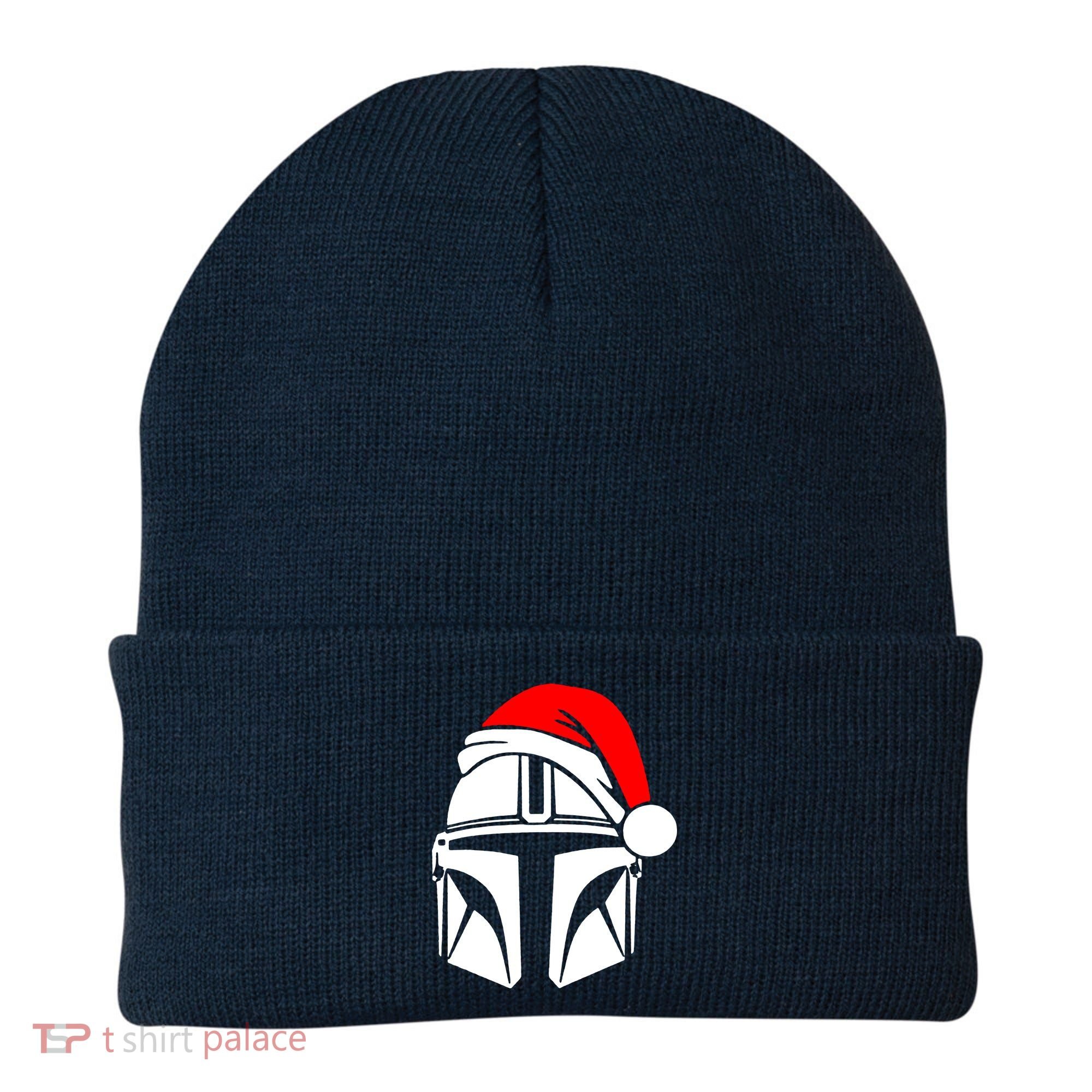 Santalorian Cool Christmas Helmet Xmas Hat Beanie