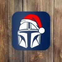 Santalorian Cool Christmas Helmet Xmas Hat Coaster thumb 0