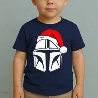 Santalorian Cool Christmas Helmet Xmas Hat Toddler T-Shirt thumb 2