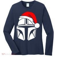 Santalorian Cool Christmas Helmet Xmas Hat Women's Long Sleeve Shirt thumb 0