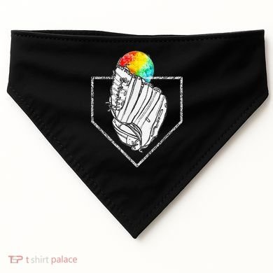 Snow Cone Catch Softball & Baseball Snowcone USA-Made Doggie Bandana