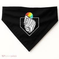 Snow Cone Catch Softball & Baseball Snowcone USA-Made Doggie Bandana thumb 0