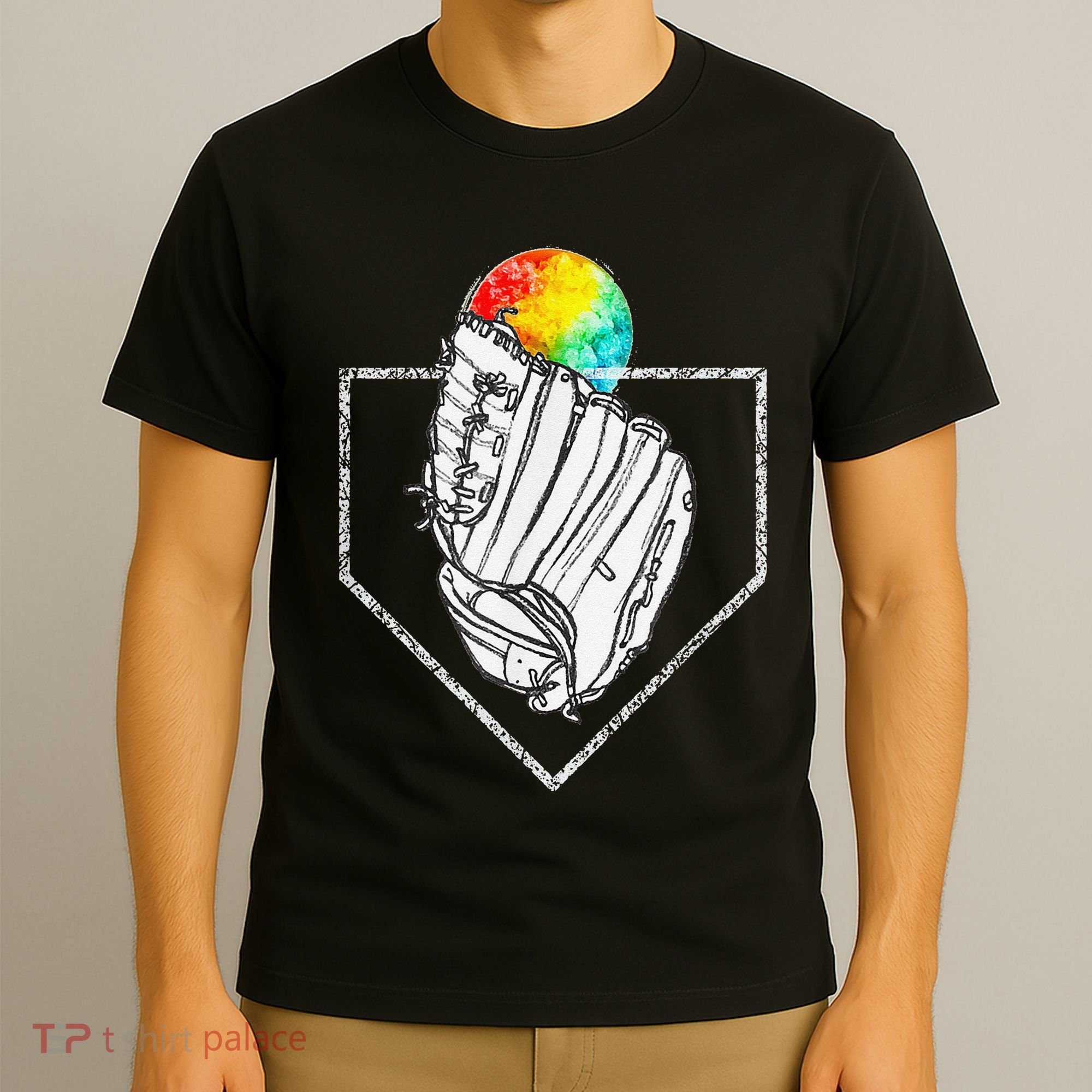Snow Cone Catch Softball & Baseball Snowcone T-Shirt
