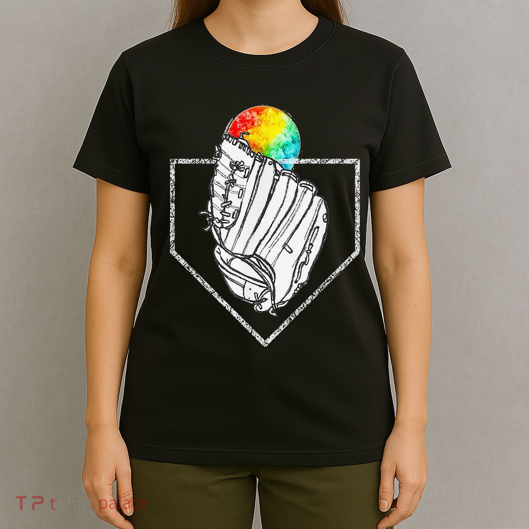 Snow Cone Catch Softball & Baseball Snowcone T-Shirt