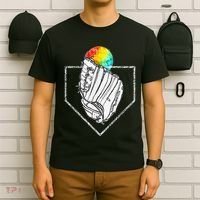 Snow Cone Catch Softball & Baseball Snowcone T-Shirt thumb 6