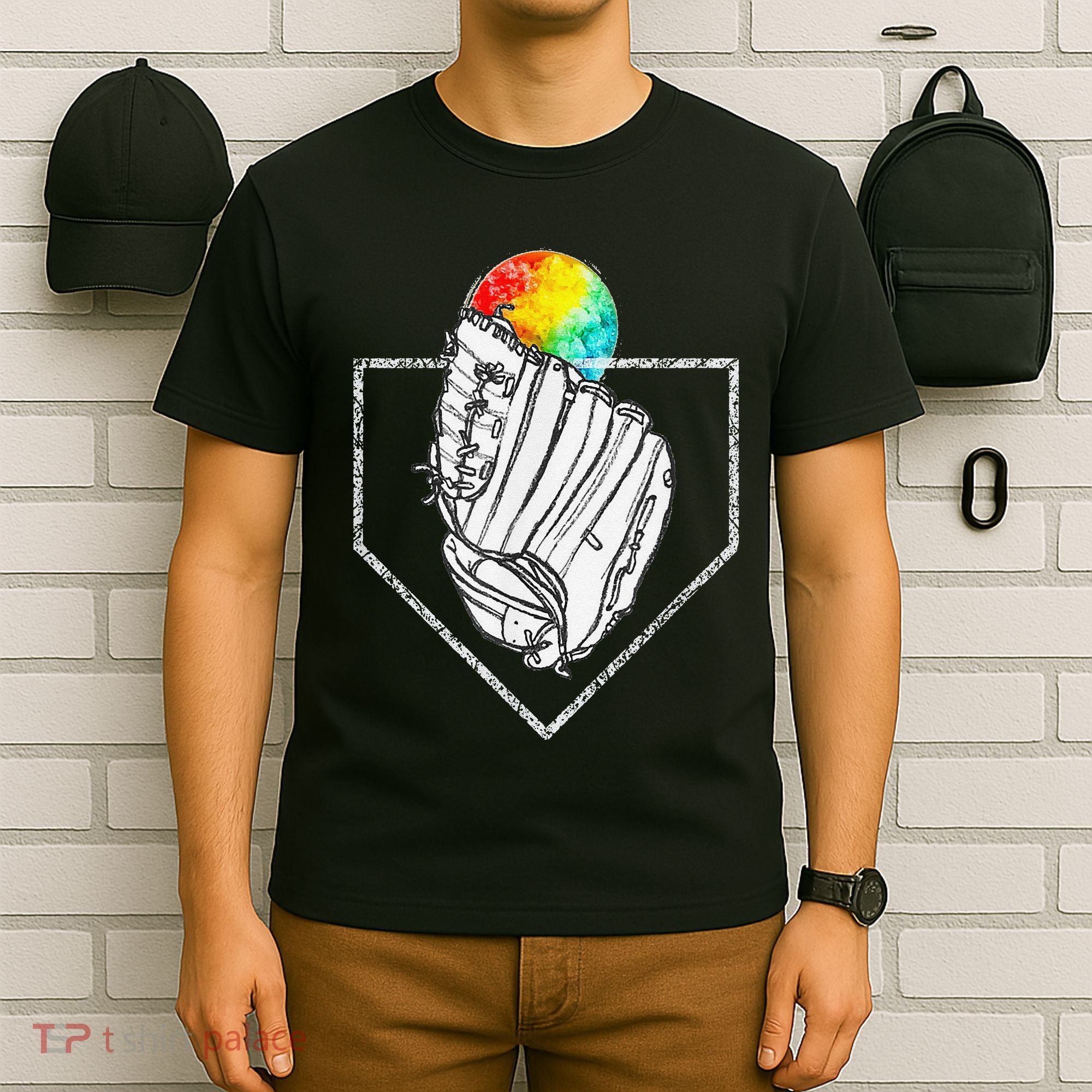 Snow Cone Catch Softball & Baseball Snowcone T-Shirt
