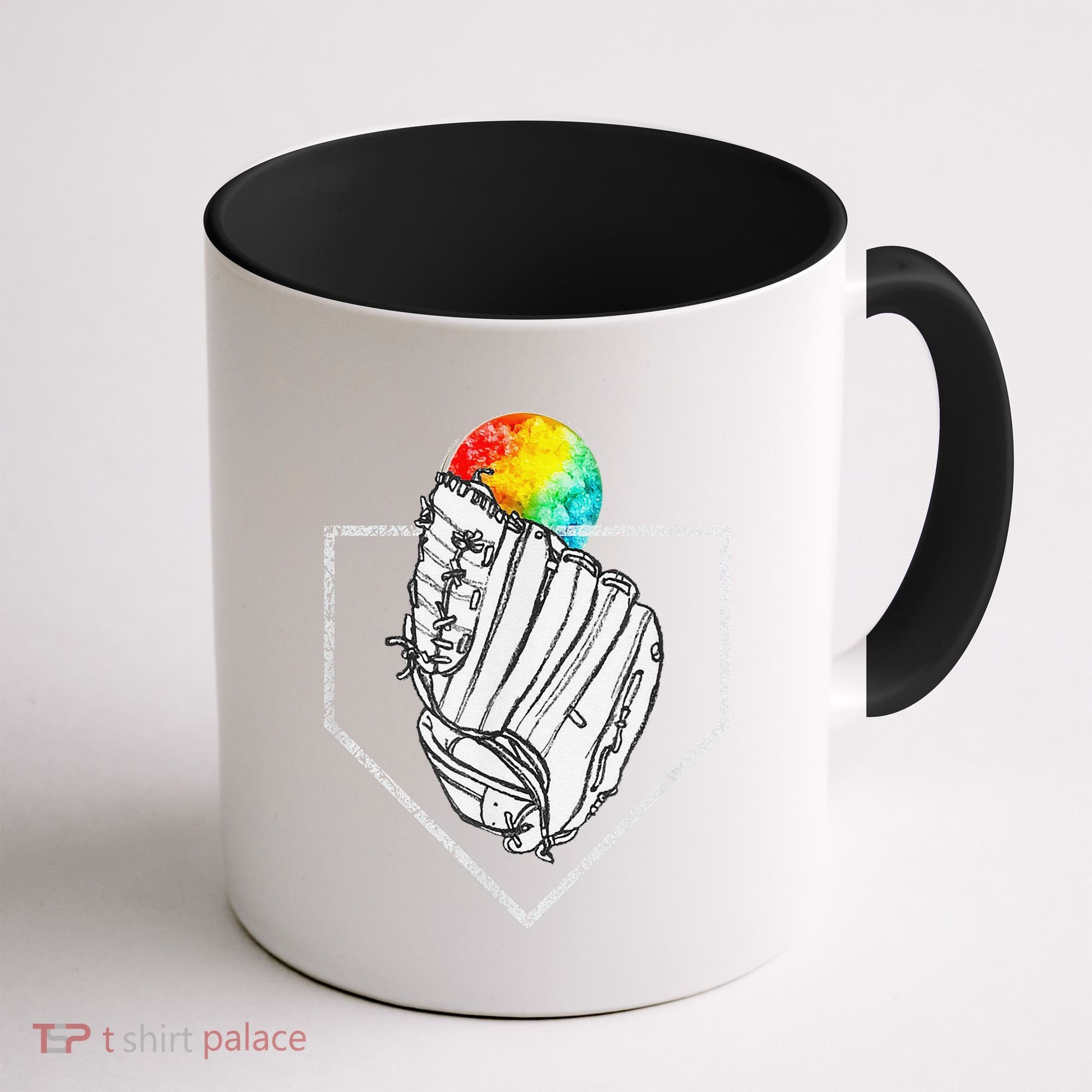 Snow Cone Catch Softball & Baseball Snowcone Coffee Mug