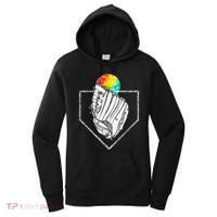 Snow Cone Catch Softball & Baseball Snowcone Women's Hoodie thumb 0