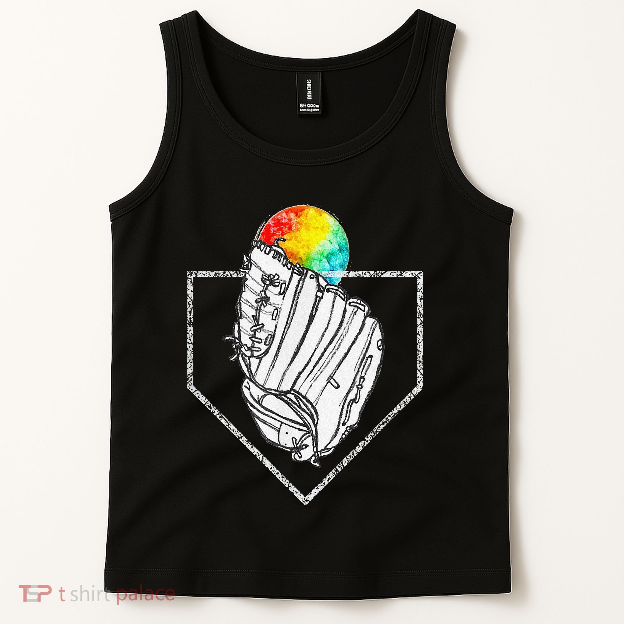 Snow Cone Catch Softball & Baseball Snowcone Tank Top