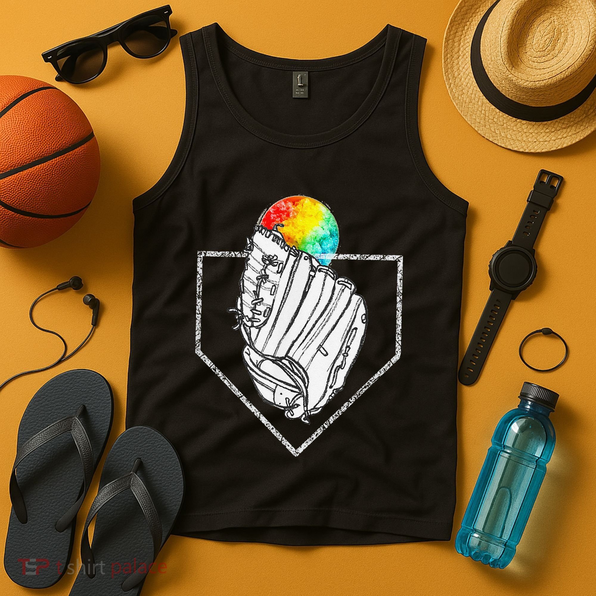 Snow Cone Catch Softball & Baseball Snowcone Tank Top