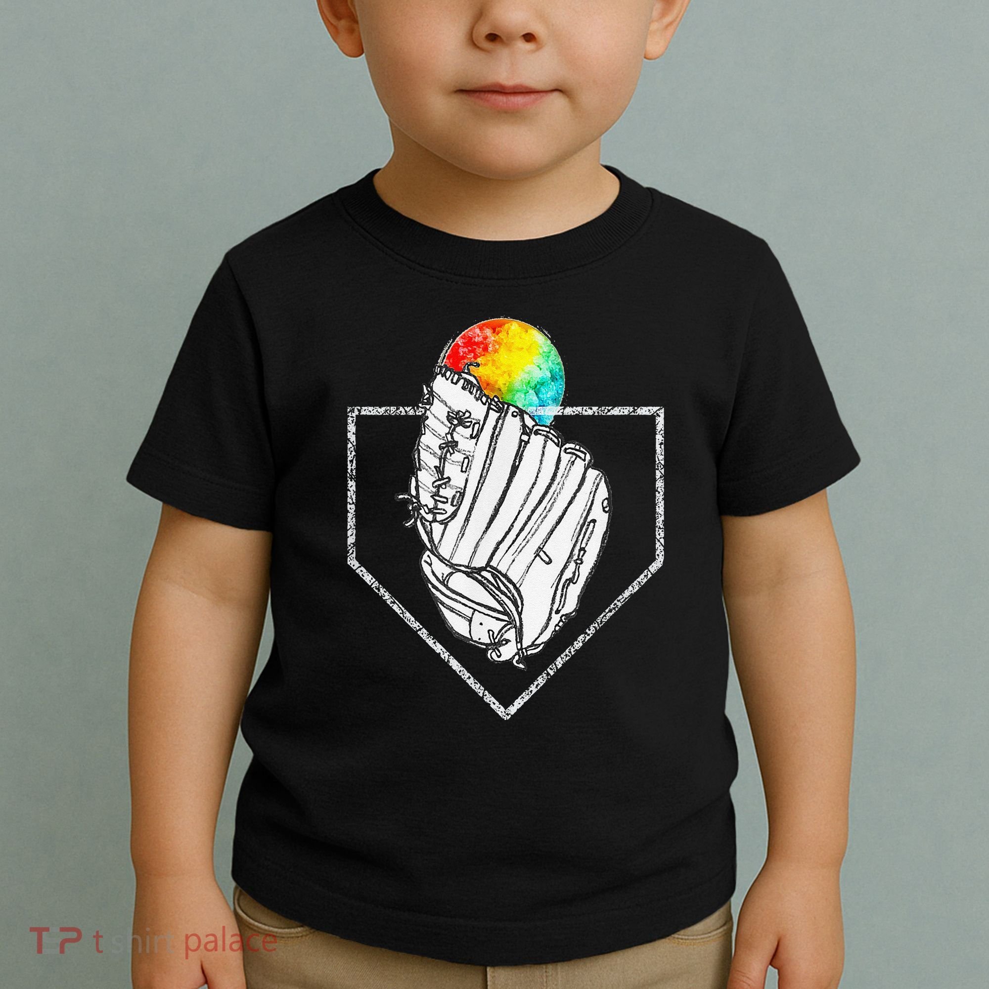 Snow Cone Catch Softball & Baseball Snowcone Toddler T-Shirt