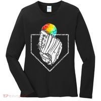 Snow Cone Catch Softball & Baseball Snowcone Women's Long Sleeve Shirt thumb 0