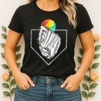 Snow Cone Catch Softball & Baseball Snowcone Women's T-Shirt thumb 2