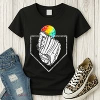 Snow Cone Catch Softball & Baseball Snowcone Women's T-Shirt thumb 3