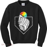 Snow Cone Catch Softball & Baseball Snowcone Kids Sweatshirt thumb 0