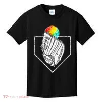 Snow Cone Catch Softball & Baseball Snowcone Kids T-Shirt thumb 0