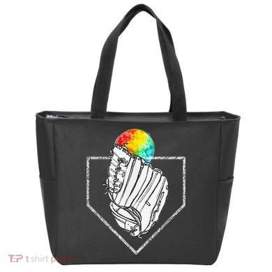 Snow Cone Catch Softball & Baseball Snowcone Tote Bag