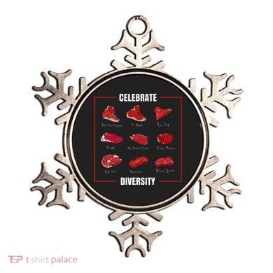 Steak Celebrate Diversity Types Of Steak Lovers Ornament