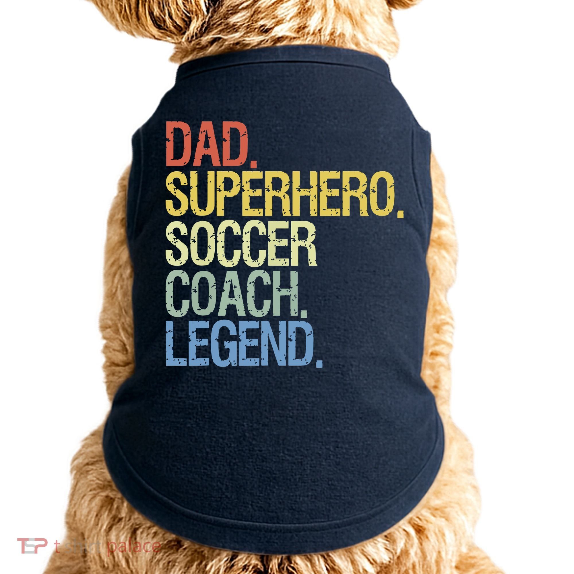 Soccer Coach Dad Doggie Tank