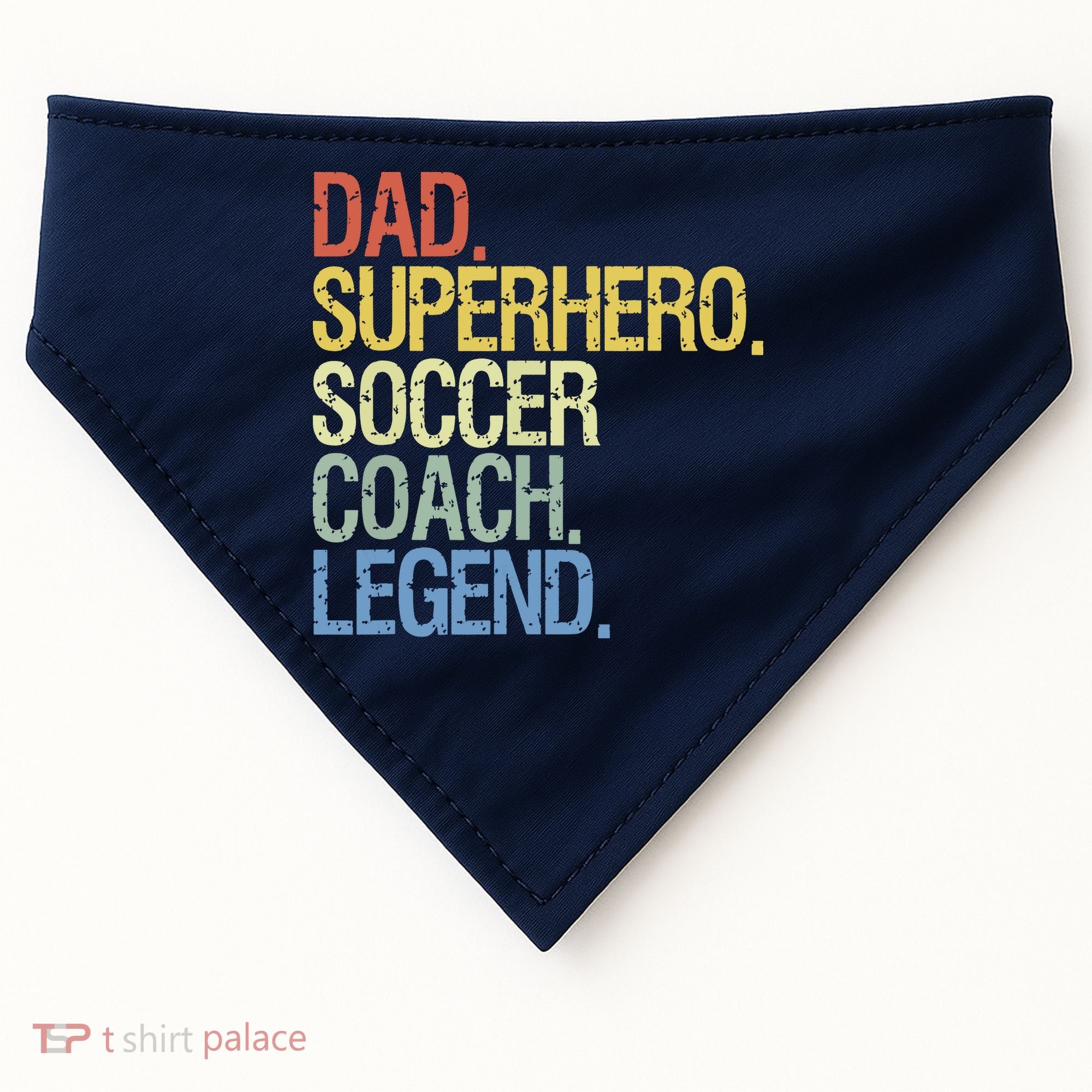 Soccer Coach Dad USA-Made Doggie Bandana