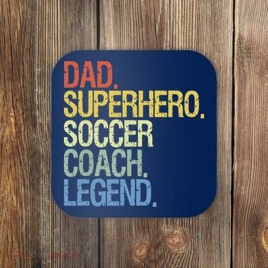 Soccer Coach Dad Coaster