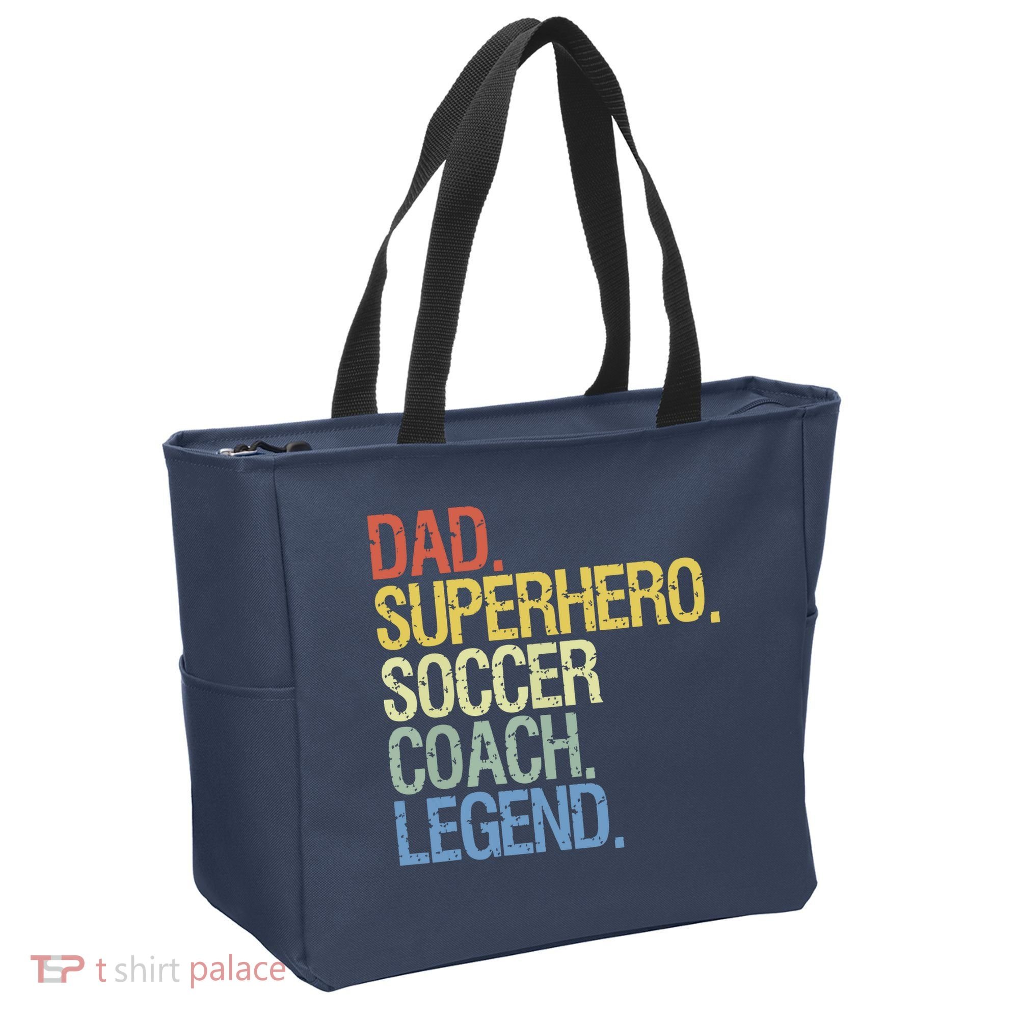 Soccer Coach Dad Tote Bag