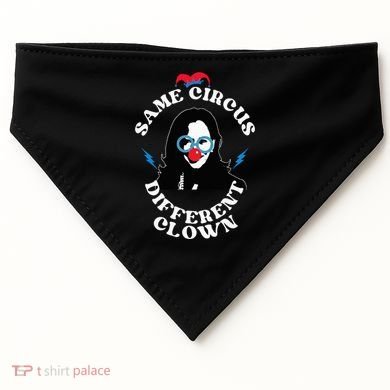 Same Circus Different Clown Kamala Clown USA-Made Doggie Bandana