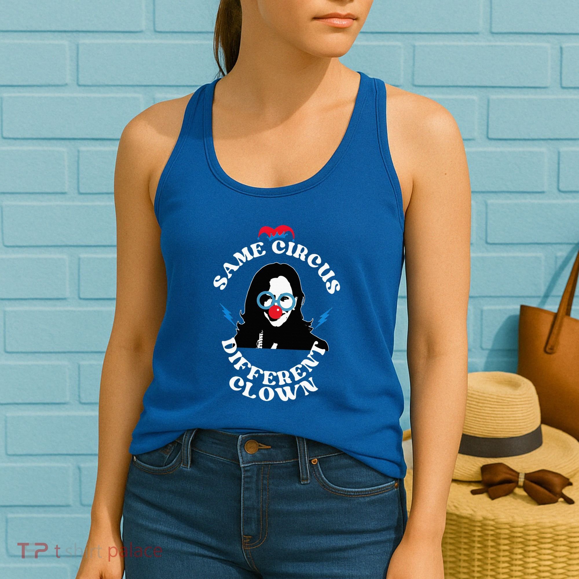 Same Circus Different Clown Kamala Clown Women's Tank Top