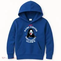 Same Circus Different Clown Kamala Clown Kids Hoodie thumb 0