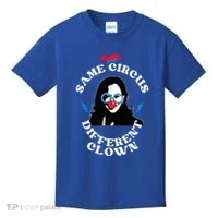 Same Circus Different Clown Kamala Clown Kids T-Shirt thumb 0