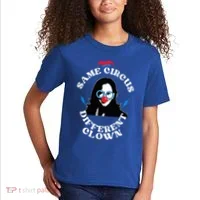 Same Circus Different Clown Kamala Clown Kids T-Shirt thumb 2