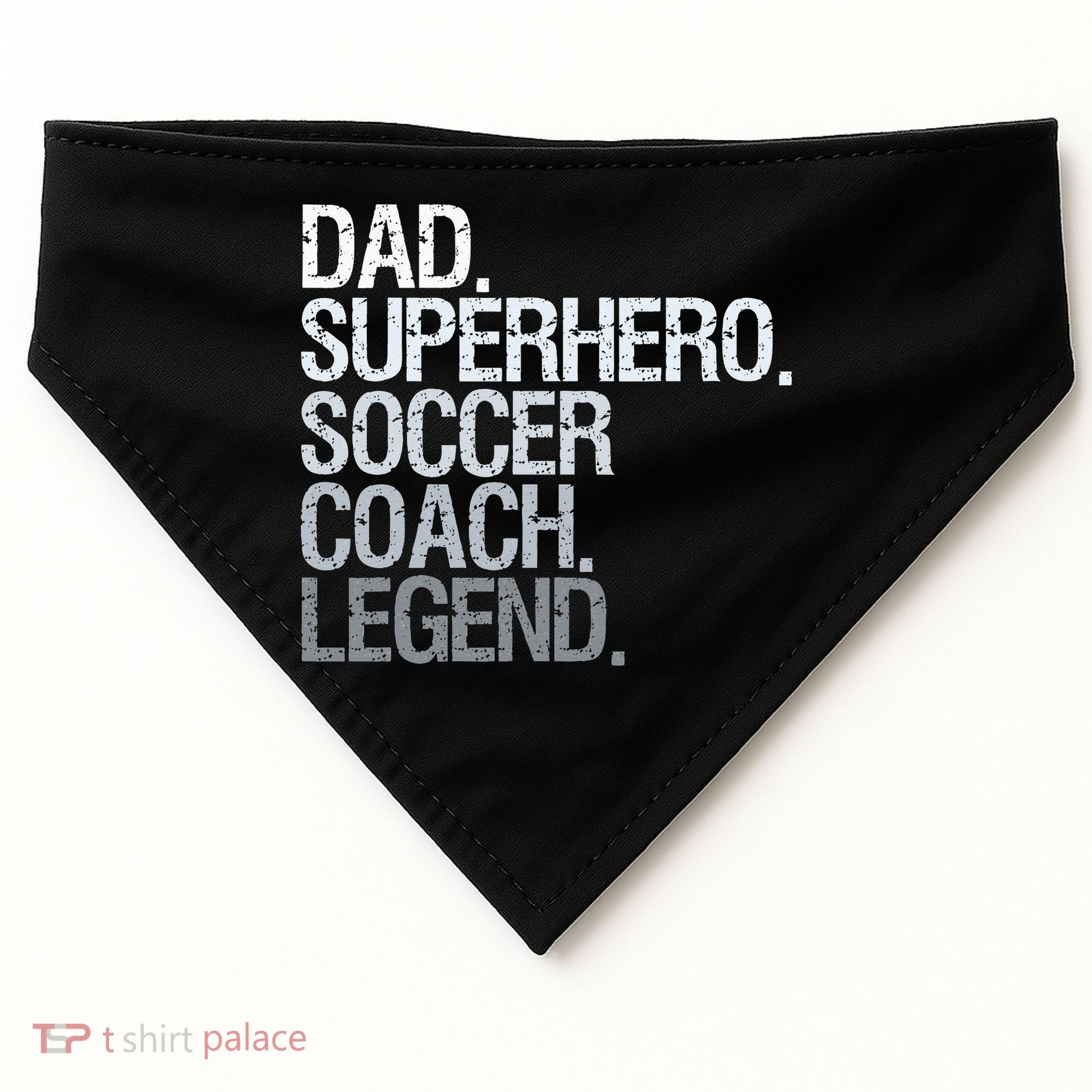 Soccer Coach Dad USA-Made Doggie Bandana