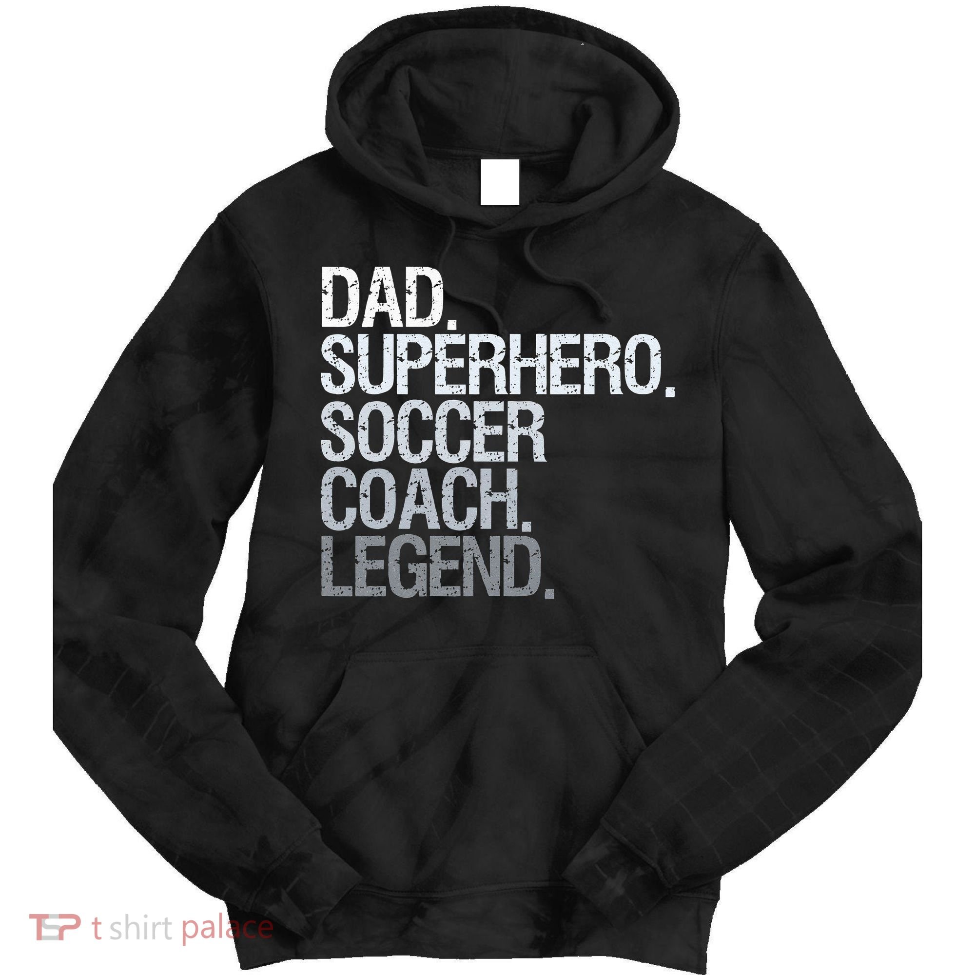 Soccer Coach Dad Tie Dye Hoodie