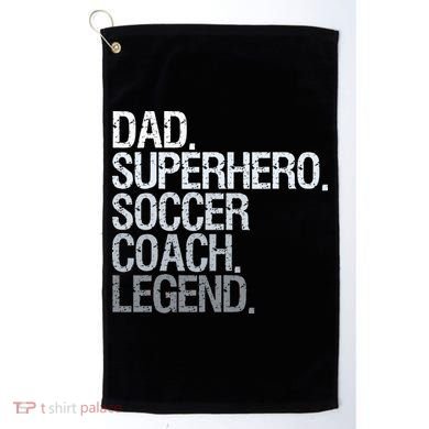 Soccer Coach Dad Golf Towel