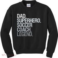 Soccer Coach Dad Kids Sweatshirt thumb 0