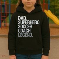 Soccer Coach Dad Kids Hoodie thumb 3