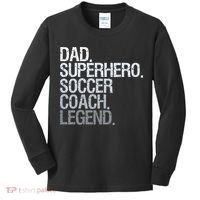 Soccer Coach Dad Kids Long Sleeve Shirt thumb 0