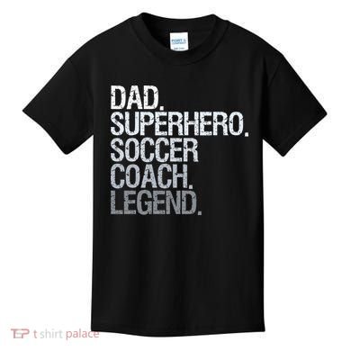 Soccer Coach Dad Kids T-Shirt