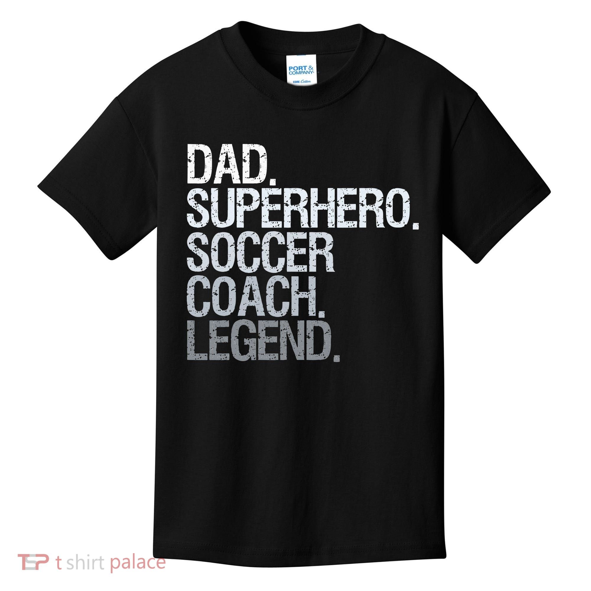 Soccer Coach Dad Kids T-Shirt