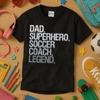 Soccer Coach Dad Kids T-Shirt thumb 3