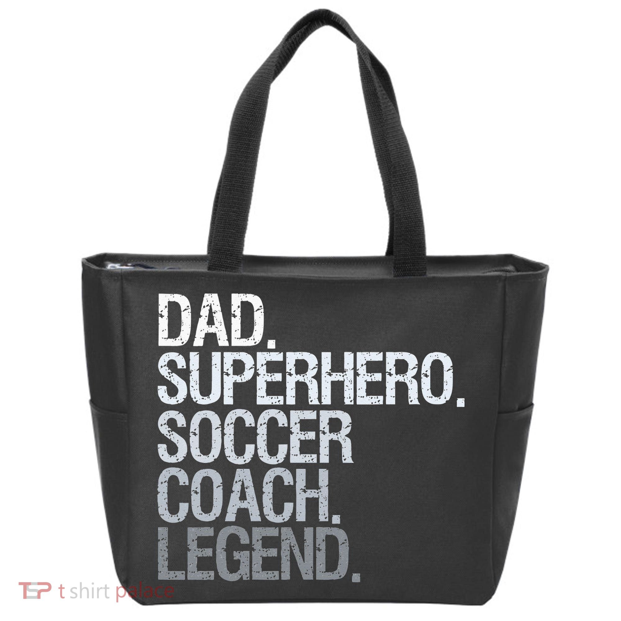 Soccer Coach Dad Tote Bag